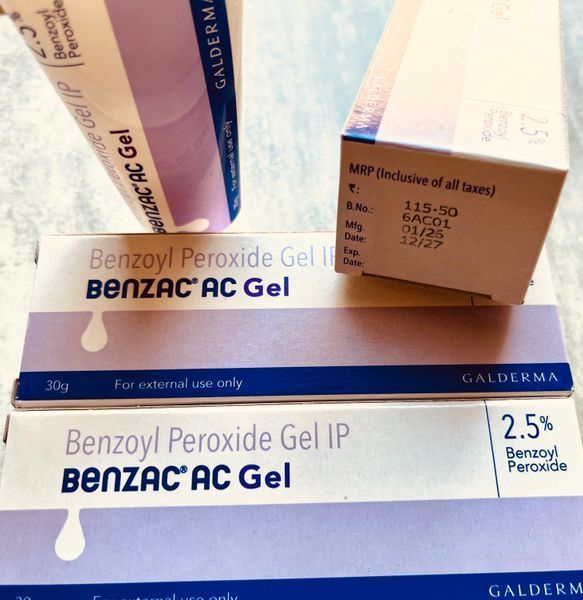 Бензак бензоил пероксид 2,5% Галдерма Benzac AC 096 фото