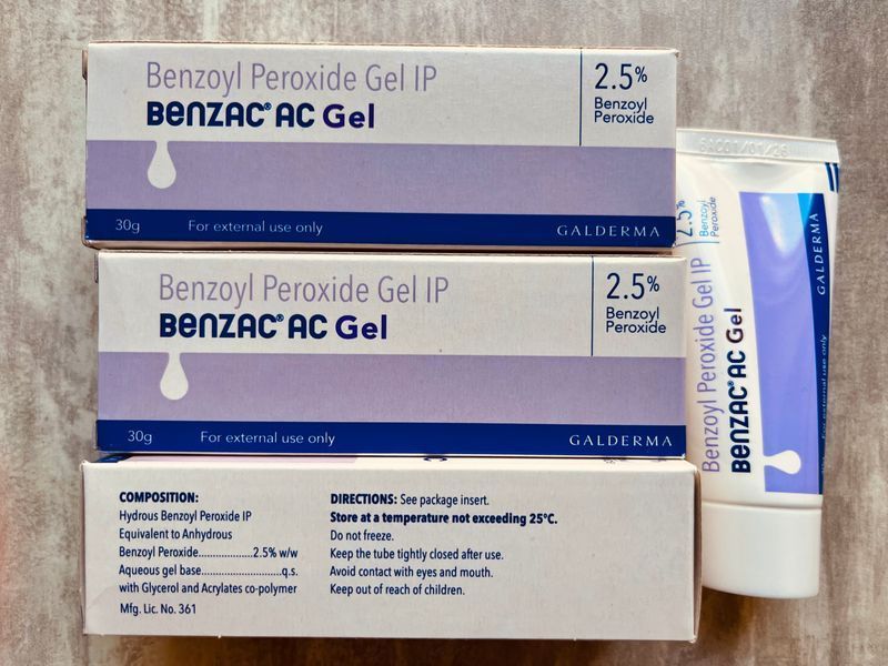 Бензак бензоил пероксид 2,5% Галдерма Benzac AC 096 фото