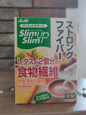 Японская клетчатка с лактобактериями Asahi Slim Up Slim Strong Fiber 031 фото
