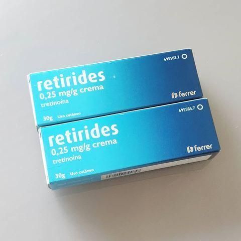 Третиноин крем Retirides tretinoin 0.025 оригинал 30 граммов Испания 0263 фото
