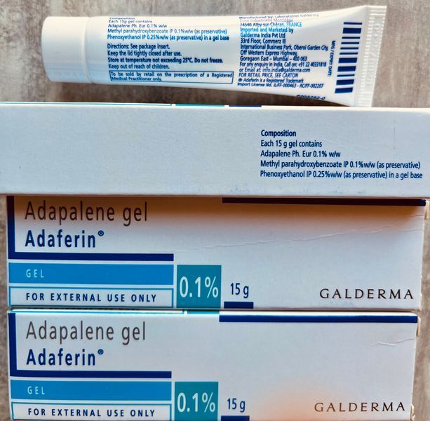 Адапален гель от прыщей Adapalen gel 0.1% Galderma 15 гр 0132 фото