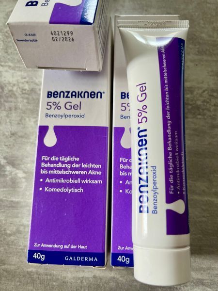 Бензак бензоил пероксид 5% Benzaknen 5% Gel Galderma 40 мл 098 фото