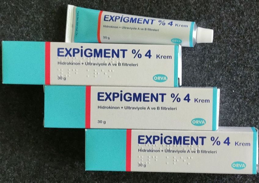 Экспигмент крем от пигментации expigment гидрохинон 4% Турция 0126 фото