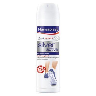 Дезодорант для ног Hansaplast Silver Active Fu&szlig;deo 150 мл 0120 фото