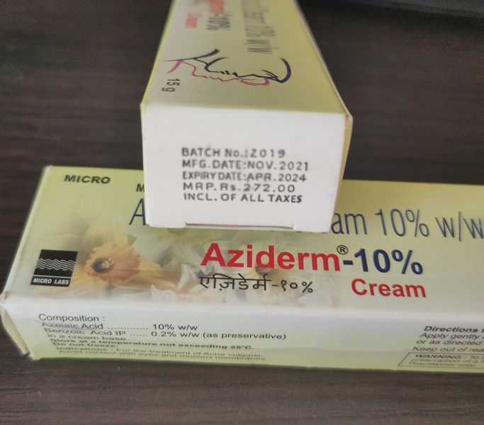 Азелаїнова кислота крем Aziderm 10% 084 фото